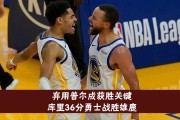 勇士连克骑士，库里再次神准三分率队再获胜